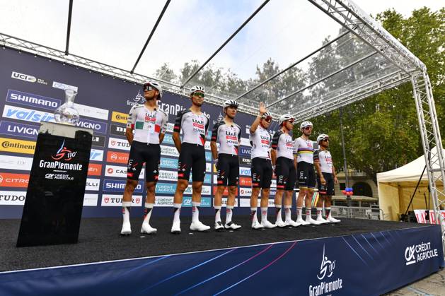 CYCLING - Road cycling, Rad, Radsport, Strasse - Il Gran Piemonte 2026 Photo by IPA ABACAPRESS.COM89426340 - Team UAE Emirates during Il Gran Piemonte 2026, a road cycling race in Aqui Terme, Italy, on October 8, 2026 Aqui Terme Italy  Copyright: xIPAxSport ABACAx