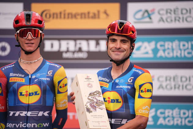 Italy s Jacopo Mosca of Lidl-Trek during the 110th edition of the Gran Piemonte 2026 a 185 km one day race from Asti to Bra on October 08, 2026, Italy. Copyright: xMarcoxAlpozzi LaPressex