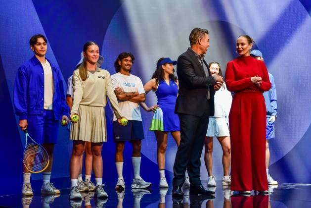 October 8, 2026, Melbourne, Australia: MELBOURNE, AUSTRALIA, OCTOBER 8, 2026: Tennis Australia holds the official media launch of the Australian Open 2027 Grand Slam tennis tournament at the Rod Laver Arena Concourse in Melbourne. The presentation, hosted by former tennis player Jelena Dokic and Australian tennis legend Todd Woodbridge, featured several guests and was followed by a press conference, PK, Pressekonferenz with Tennis Australia CEO Andrew Abdo ahead of the upcoming tournament. Australian Open 2027 Unveiled In Melbourne  - ZUMAq101 0868920546st Copyright: xAlexanderxBogatyrevx