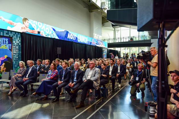 October 8, 2026, Melbourne, Australia: MELBOURNE, AUSTRALIA, OCTOBER 8, 2026: Tennis Australia holds the official media launch of the Australian Open 2027 Grand Slam tennis tournament at the Rod Laver Arena Concourse in Melbourne. The presentation, hosted by former tennis player Jelena Dokic and Australian tennis legend Todd Woodbridge, featured several guests and was followed by a press conference, PK, Pressekonferenz with Tennis Australia CEO Andrew Abdo ahead of the upcoming tournament. Australian Open 2027 Unveiled In Melbourne  - ZUMAq101 0868920548st Copyright: xAlexanderxBogatyrevx