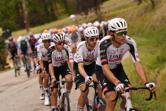 USA s Brandon McNulty of UAE Team Emirates XRG during the 110th edition of the Gran Piemonte 2026 a 185 km one day race from Asti to Bra on October 08, 2026, Italy.  Copyright: xFabioxFerrari LaPressex