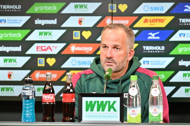 FC Augsburg Press Conference, October 8, 2026 Copyright: xBEAUTIFULxSPORTS Goldbergx
