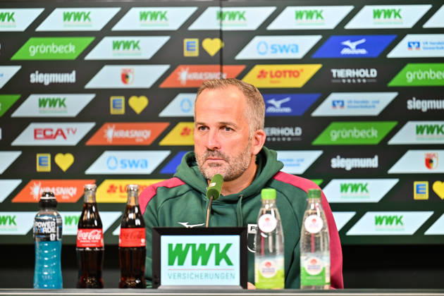 FC Augsburg Press Conference, October 8, 2026 Copyright: xBEAUTIFULxSPORTS Goldbergx