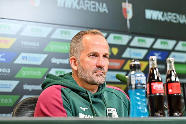 FC Augsburg Press Conference, October 8, 2026 Copyright: xBEAUTIFULxSPORTS Goldbergx
