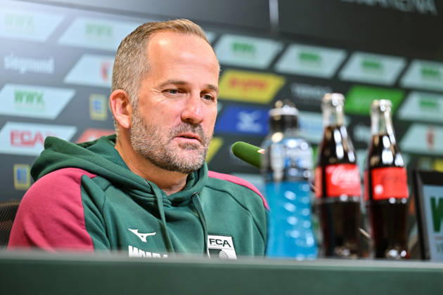 FC Augsburg Press Conference, October 8, 2026 Copyright: xBEAUTIFULxSPORTS Goldbergx