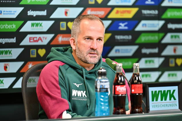 FC Augsburg Press Conference, October 8, 2026 Copyright: xBEAUTIFULxSPORTS Goldbergx