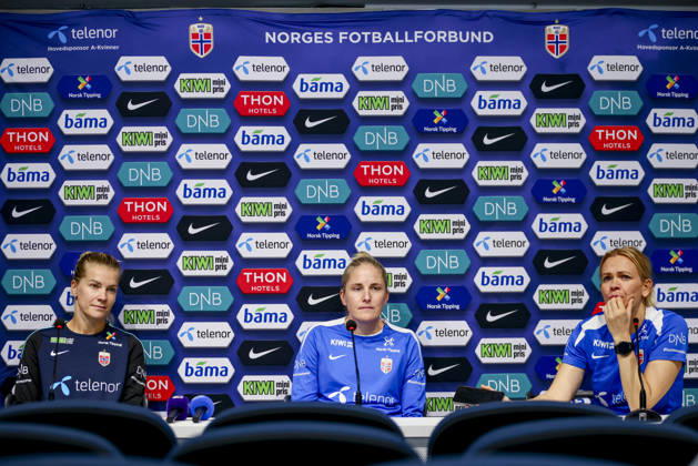 Women s National Soccer Team Prepares for World Cup Qualifiers Bucharest, Romania, October 8, 2026 Lisa Fjeldstad Naalsund and Frida Maanum during a training session at Stadionul Arcul de Triumf, before the World Cup qualifier against Romania. Photo by Nikola Krstic, NTB Romania, Bucharest. EDITORIAL USE ONLY. RESTRICTED USE FOR BETTING COMPANIES.  Copyright: xNikolaxKrsticx xNTBx