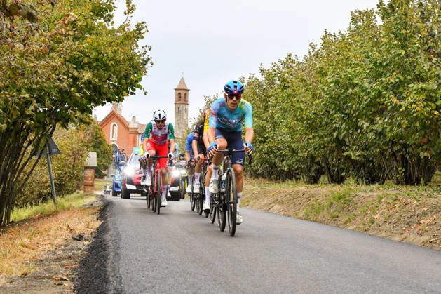 IPA89429652 - The leading group during Il Gran Piemonte 2026, a Road cycling, Rad, Radsport, Strasse race in Aqui Terme, Italy, on October 8, 2026 Copyright: xDavidexVaninetti IPAxSportx xx IPA89429652