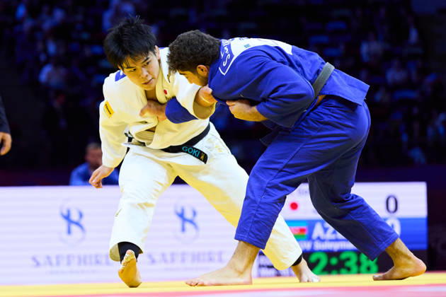 Goki Tajima (JPN), OCTOBER 8, 2026 -Judo : World Judo Championships BAKU2026 Mens -90kg2nd Round match at National Gymnastics Arena in Baku, Azerbaijan. aflo_354298546 KenxAsakurax