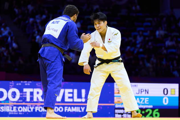 Goki Tajima (JPN), OCTOBER 8, 2026 -Judo : World Judo Championships BAKU2026 Mens -90kg2nd Round match at National Gymnastics Arena in Baku, Azerbaijan. aflo_354298547 KenxAsakurax
