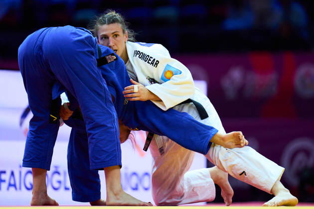 Polleres Michaela (AUT), OCTOBER 8, 2026 -Judo : World Judo Championships BAKU2026 Women s -70kgSemi-final match at National Gymnastics Arena in Baku, Azerbaijan. aflo_354298676 KenxAsakurax