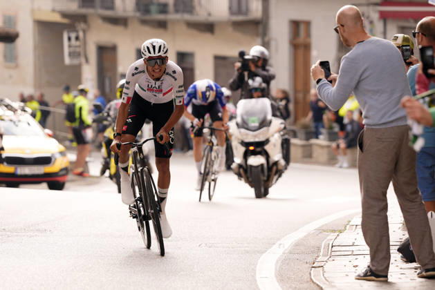 Mexico s Isaac Del Toro Romero of UAE Team Emirates XRG during the 110th edition of the Gran Piemonte 2026 a 185 km one day race from Asti to Bra on October 08, 2026, Italy. Copyright: xFabioxFerrari LaPressex