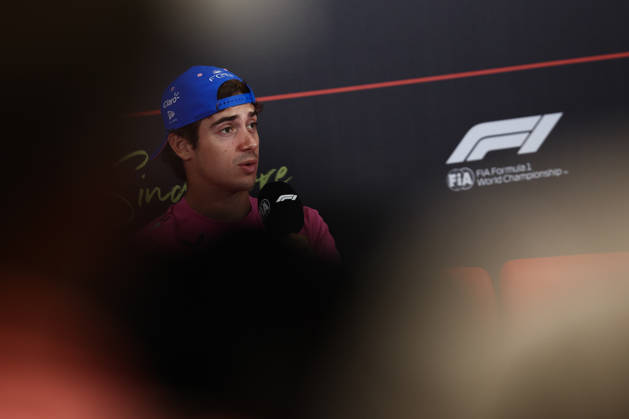F1 Singapore Grand Prix 2026 Previews Franco Colapinto of Alpine during the press conference, PK, Pressekonferenz ahead of the Formula 1 Singapore Grand Prix at Marina Bay Street Circuit in Singapore on October 8, 2026. Singapore Singapore  Copyright: xJakubxPorzyckix originalFilename:porzycki-f1singap261008_npx94