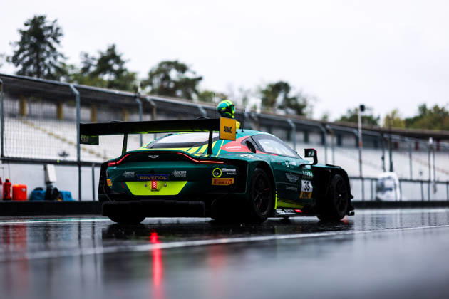 ADAC GT Masters, 11. + 12. Rennen Hockenheim 2026 39 Aston Martin Vantage GT3 EVO, Comtoyou Racing: Jamie Alan Day, Baudouin Detout - picture by Gruppe C Photography Salzburg Salzburgring Baden-Württemberg Germany Copyright: xGruppexCxPhotographyx
