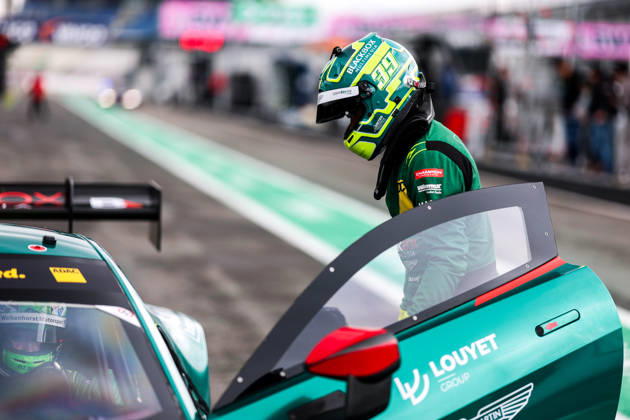 ADAC GT Masters, 11. + 12. Rennen Hockenheim 2026 39 Aston Martin Vantage GT3 EVO, Comtoyou Racing: Jamie Alan Day, Baudouin Detout - picture by Gruppe C Photography Salzburg Salzburgring Bayern Germany Copyright: xGruppexCxPhotographyx