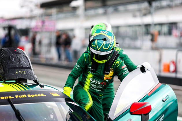 ADAC GT Masters, 11. + 12. Rennen Hockenheim 2026 39 Aston Martin Vantage GT3 EVO, Comtoyou Racing: Jamie Alan Day, Baudouin Detout - picture by Gruppe C Photography Salzburg Salzburgring Bayern Germany Copyright: xGruppexCxPhotographyx