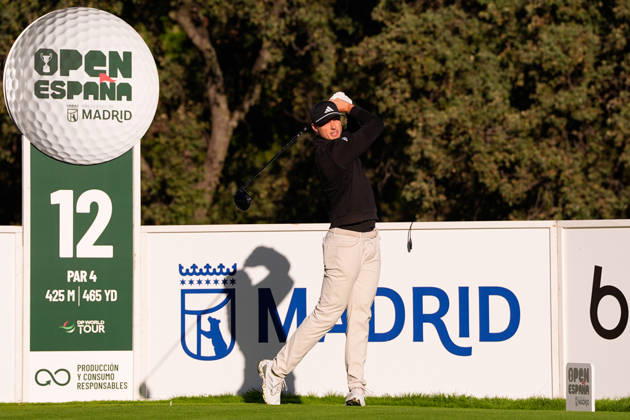 October 8, 2026, Madrid, Madrid, Spain: Ludvig Aberg of Sweden during the Open de EspaoÂ±a 2026 presented by Madrid, R1, golf tournament of DP World Tour at Club de Campo Villa de Madrid on October 08, 2026, in Madrid, Spain. Madrid Spain - ZUMAa181 20261008_zaa_a181_084 Copyright: xDennisxAgyemanx
