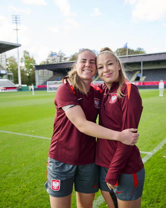 08.10.2026 LEUVEN , PILKA NOZNA KOBIET ( WOMEN S FOOTBALL) TRENING OFICJALNY PRZED POLFINALEM BARAZY MISTRZOSTW SWIATA 2027 TRENING NZ. ADRIANA ACHCINSKA, WERONIKA ZAWISTOWSKA FOTO RADOSLAW JOZWIAK CYFRASPORT NEWSPIX.PL --- Newspix.pl RA2_5980