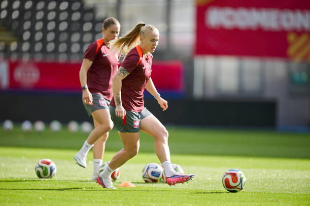 08.10.2026 LEUVEN , PILKA NOZNA KOBIET ( WOMEN S FOOTBALL) TRENING OFICJALNY PRZED POLFINALEM BARAZY MISTRZOSTW SWIATA 2027 TRENING NZ. PAULINA DUDEK FOTO RADOSLAW JOZWIAK CYFRASPORT NEWSPIX.PL --- Newspix.pl RA2_6144