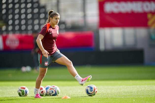 08.10.2026 LEUVEN , PILKA NOZNA KOBIET ( WOMEN S FOOTBALL) TRENING OFICJALNY PRZED POLFINALEM BARAZY MISTRZOSTW SWIATA 2027 TRENING NZ. MATYNA WIANKOWSKA FOTO RADOSLAW JOZWIAK CYFRASPORT NEWSPIX.PL --- Newspix.pl RA2_6199