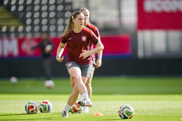 08.10.2026 LEUVEN , PILKA NOZNA KOBIET ( WOMEN S FOOTBALL) TRENING OFICJALNY PRZED POLFINALEM BARAZY MISTRZOSTW SWIATA 2027 TRENING NZ. ADRIANA ACHCINSKA FOTO RADOSLAW JOZWIAK CYFRASPORT NEWSPIX.PL --- Newspix.pl RA2_6221