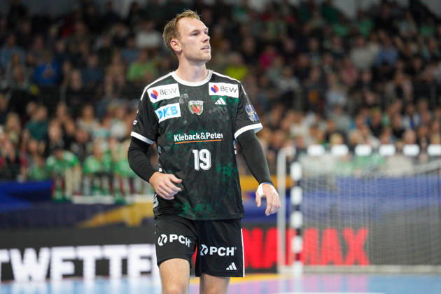 Pictured: Mathias Gidsel, Füchse Berlin, August 10, 2026, Füchse Berlin vs. FC Porto, EHF Handball Champions League, 2026–27 season, Max Schmeling Halle Copyright: HMBxMedia xPascalxSpanehl