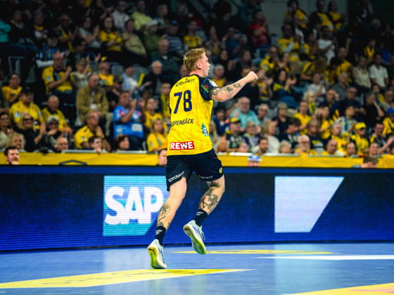 October 8, 2026, xwppx, Opel HBL Handball, Rhein-Neckar Löwen vs. ThSV Eisenach; from left: Edwin Aspenbäck, Rhein-Neckar Löwen