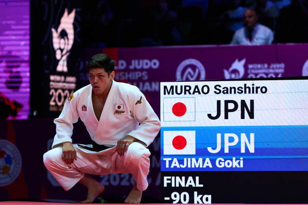 Sanshiro Murao (JPN), OCTOBER 8, 2026 -Judo : World Judo Championships BAKU2026 Mens -90kgFinal match at National Gymnastics Arena in Baku, Azerbaijan.  aflo_354330768 KenxAsakurax
