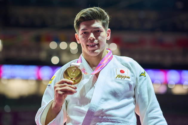 Sanshiro Murao (JPN), OCTOBER 8, 2026 -Judo : World Judo Championships BAKU2026 at National Gymnastics Arena in Baku, Azerbaijan.  aflo_354330847 KenxAsakurax