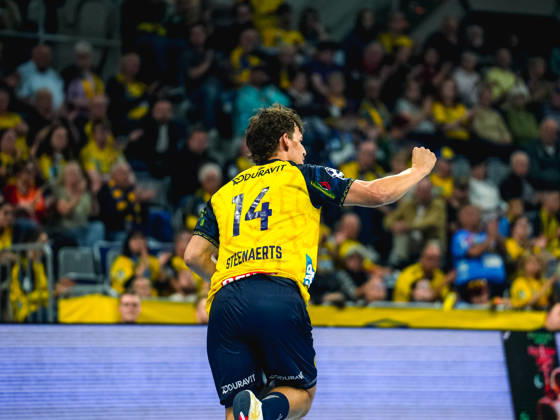 October 8, 2026, xwppx, Opel HBL Handball, Rhein-Neckar Löwen vs. ThSV Eisenach, from left: Gino Steenaerts, Rhein-Neckar Löwen