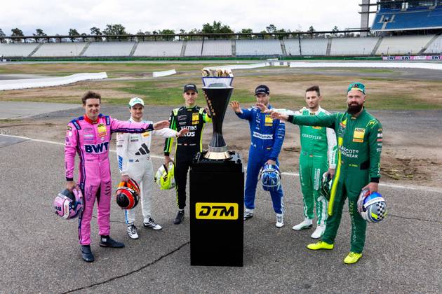 DTM, 15. + 16. Rennen Hockenheim 2026 14 Ferrari 296 GT3 EVO, EMIL FREY RACING: Matteo Cairoli, 22 Mercedes-AMG GT3 EVO, Landgraf Motorsport: Lucas Auer, 91 Porsche 911 GT3 R (992), Manthey: Thomas Preining, 80 Mercedes-AMG GT3 EVO, Winward Racing: Maro Engel, 11 BMW M4 GT3 Evo, Schubert Motorsport: Marco Wittmann, 7 Aston Martin Vantage AMR GT3 EVO, Comtoyou Racing: Nicki Thiim - picture by Gruppe C Photography Sachsenring Hockenheimring Baden-Württemberg Germany Copyright: xGruppexCxPhotographyx