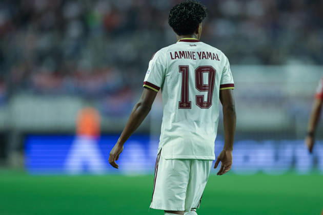 Split, Croatia, October 06, 2026 - Lamine Yamal of Spain national team, Nationalteam Croatia national team v Spain National team - UEFA Nations League Group A3 match between Croatia and Spain at Stadion Poljud on October 06, 2026 in Split, Croatia. Copyright: xSFSIx