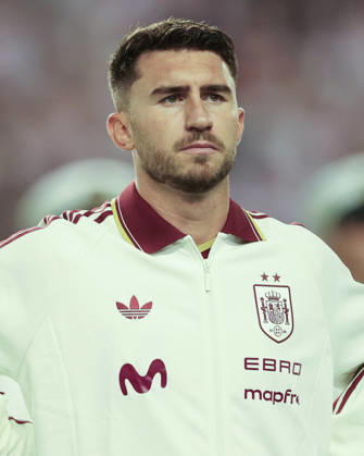 Split, Croatia, October 06, 2026 - Aymeric Laporte of Spain national team, Nationalteam looks on, headshot, portrait Croatia national team v Spain National team - UEFA Nations League Group A3 match between Croatia and Spain at Stadion Poljud on October 06, 2026 in Split, Croatia. Copyright: xSFSIx