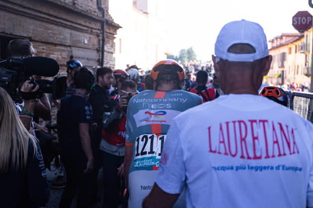 110th Gran Piemonte - Finish Dorian Godon of Netcompany Ineos wins the 110th Gran Piemonte, a 181km stage from Asti to Bra, in Italy, on October 8, 2026. Bra Italy Copyright: xTommasoxBerardix originalFilename:berardi-110thgra261008_npp7r