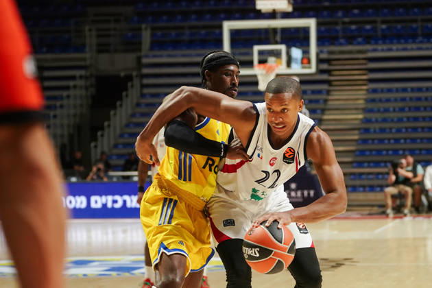 October 8, 2026, Belgrade, Central Serbia, Serbia: 2026108, Belgrade, Serbia - Maccabi Rapyd Tel Aviv and Armani Olimpia Milan play a EuroLeague basketball game at the Aleksandar Nikolic Hall. HALL DEVON in action. Belgrade Serbia - ZUMAd223 20261008_zip_d223_023 Copyright: xMarkoxDimicx