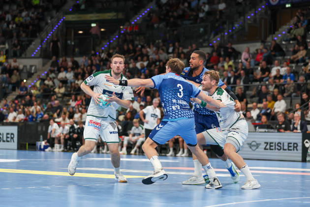Dominik Mappes HSG Wetzlar, 7 GER, TVB Stuttgart vs. HSG Wetzlar, Handball, Opel Handball Bundesliga, Matchday 8, 2026–2027 Season, October 8, 2026 GER, TVB Stuttgart vs. HSG Wetzlar, Handball, Opel Handball Bundesliga, Matchday 8, 2026–2027 season, October 8, 2026 Stuttgart Copyright: xEibner-Pressefoto SoerenxHerwegx EP_SHG