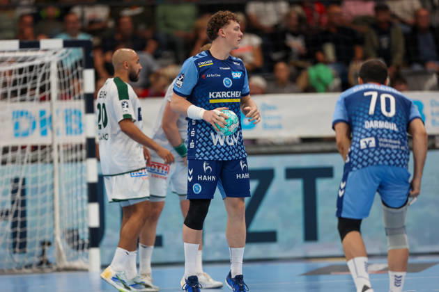 Max Heydecke, TVB Stuttgart, 8 GER, TVB Stuttgart vs. HSG Wetzlar, Handball, Opel Handball Bundesliga, Matchday 8, 2026–2027 Season, October 8, 2026 GER, TVB Stuttgart vs. HSG Wetzlar, Handball, Opel Handball Bundesliga, Matchday 8, 2026–2027 season, October 8, 2026 Stuttgart Copyright: xEibner-Pressefoto SoerenxHerwegx EP_SHG