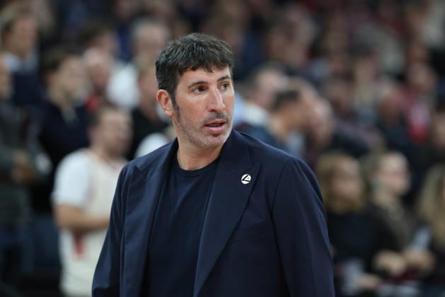 Alex Mumbru, Virtus Bologna, Head Coach, GER, FC Bayern Basketball vs. Virtus Bologna, Basketball, EuroLeague, Matchday 4, 2026–2027 Season, October 8, 2026, GER, FC Bayern Basketball vs. Virtus Bologna, Basketball, EuroLeague, Round 4, 2026–2027 Season, October 8, 2026, Munich Copyright: xEibner-Pressefoto JennixMaulx EP_JML