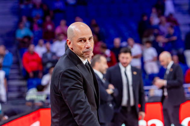 ESP Euroleague: Real Madrid vs. Partizan Belgrade. Joan Penarroya of Partizan during the Euroleague game between Real Madrid and Partizan Mozzart Bet Belgrade, played at Movistar Arena on October 8, 2026, in Madrid, Spain. Madrid, Spain. Basketball Copyright: xAlbaxPachecox xAgenciaxLOFx