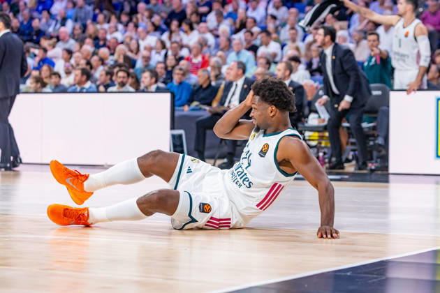 ESP Euroleague: Real Madrid vs. Partizan Belgrade. Andrés Feliz of Real Madrid during the Euroleague game between Real Madrid and Partizan Mozzart Bet Belgrade, played at Movistar Arena on October 8, 2026, in Madrid, Spain. Madrid, Spain. Basketball Copyright: xAlbaxPachecox xAgenciaxLOFx