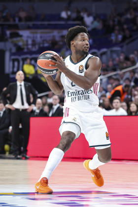October 8, 2026, Madrid, Madrid, Spain: Andres Feliz of Real Madrid in action during the Euroleague Basketball Regular Season Round 4 game between Real Madrid v Partizan Mozzart Bet Belgrade at Movistar Arena on October 08, 2026 in Madrid, Spain. Real Madrid V Partizan Mozzart Bet Belgrade - Euroleague 2025 2026  - ZUMAa181 20261008_zaa_a181_233 Copyright: xIrinaxR.xHipolitox