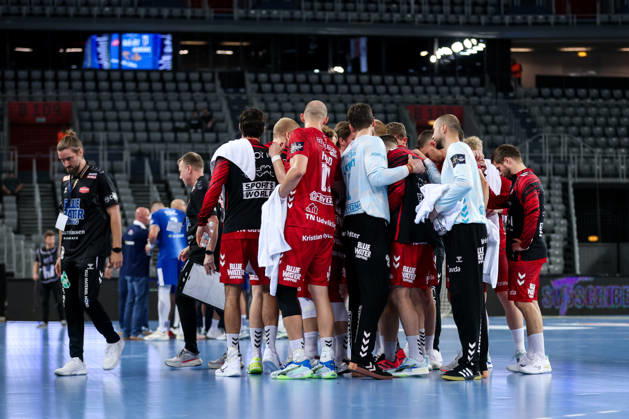 HC Zagreb v Aalborg Handbold - EHF Champions League Men Group Phase - Group C ZAGREB, CROATIA - OCTOBER 8: Aalborg Handbold time-out during the EHF Champions League match between HC Zagreb and Aalborg Handbold at Arena Zagreb on October 8, 2026 in Zagreb, Croatia.  IgorxKralj PIXSELL