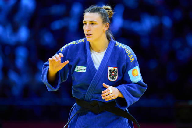 Polleres Michaela (AUT), OCTOBER 8, 2026 -Judo : World Judo Championships BAKU2026 Women s -70kg2nd Round match at National Gymnastics Arena in Baku, Azerbaijan. aflo_354386856 KenxAsakurax