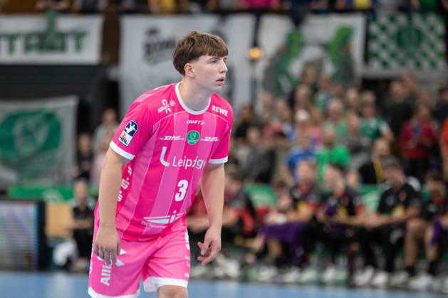 Handball, HBL2: SC DHfK Leipzig vs. TuS N Lübbecke, October 8, 2026; Albert Faske 3, SC DHfK Leipzig Handball, 2nd Bundesliga, 2026–2027 season, Matchday 7: SC DHfK Leipzig vs. TuS N Lübbecke on October 8, 2026, at the Quarterback Immobilien Arena Leipzig Copyright: xBEAUTIFULxSPORTS JanxKaeferx