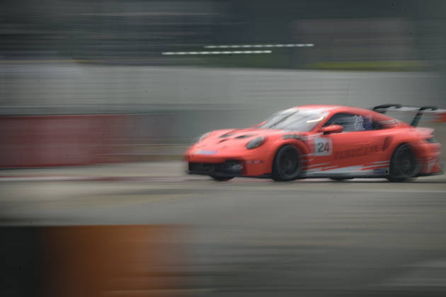 October 9, 2026, Singapore, Tamilnadu, Singapore: Porsche Carrera Cup Asia cars seen during practice on Friday, 9 October , Singapore Grand Prix 2026, Marina Bay Street Circuit, Singapore 2026. Singapore Singapore - ZUMAc251 20261009_znp_c251_006 Copyright: xVikramxChandrasekarx
