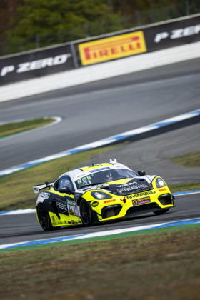 ADAC GT4 Germany, 11. + 12. Rennen Hockenheim 2026 31 Porsche 718 Cayman GT4 RS Clubsport, Avia W&S Motorsport: Lachlan Robinson, Denny Berndt - picture by Gruppe C Photography Sachsenring Hockenheimring Bayern Germany Copyright: xGruppexCxPhotographyx