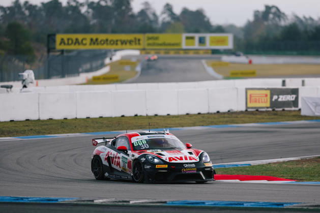ADAC GT4 Germany, 11. + 12. Rennen Hockenheim 2026 30 Porsche 718 Cayman GT4 RS Clubsport, Avia W&S Motorsport: Maximilian Schreyer, Alon Gabbay - picture by Gruppe C Photography Sachsenring Hockenheimring Bayern Germany Copyright: xGruppexCxPhotographyx