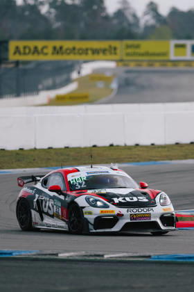 ADAC GT4 Germany, 11. + 12. Rennen Hockenheim 2026 32 Porsche 718 Cayman GT4 RS Clubsport, Avia W&S Motorsport: Tim Horell, Hendrik Still - picture by Gruppe C Photography Sachsenring Hockenheimring Bayern Germany Copyright: xGruppexCxPhotographyx