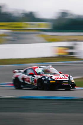 ADAC GT4 Germany, 11. + 12. Rennen Hockenheim 2026 30 Porsche 718 Cayman GT4 RS Clubsport, Avia W&S Motorsport: Maximilian Schreyer, Alon Gabbay - picture by Gruppe C Photography Sachsenring Hockenheimring Bayern Germany Copyright: xGruppexCxPhotographyx