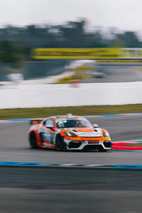 ADAC GT4 Germany, 11. + 12. Rennen Hockenheim 2026 91 Porsche 718 Cayman GT4 RS Clubsport, Team Wimmer Werk Motorsport: Jesper Bruno Jensen, Laurenz Rühl - picture by Gruppe C Photography Sachsenring Hockenheimring Bayern Germany Copyright: xGruppexCxPhotographyx